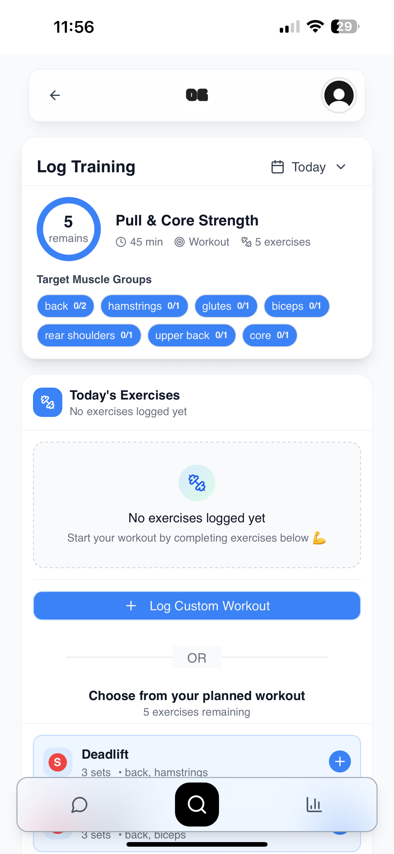AI Coach Chat - Personalized workout suggestions and conversations
